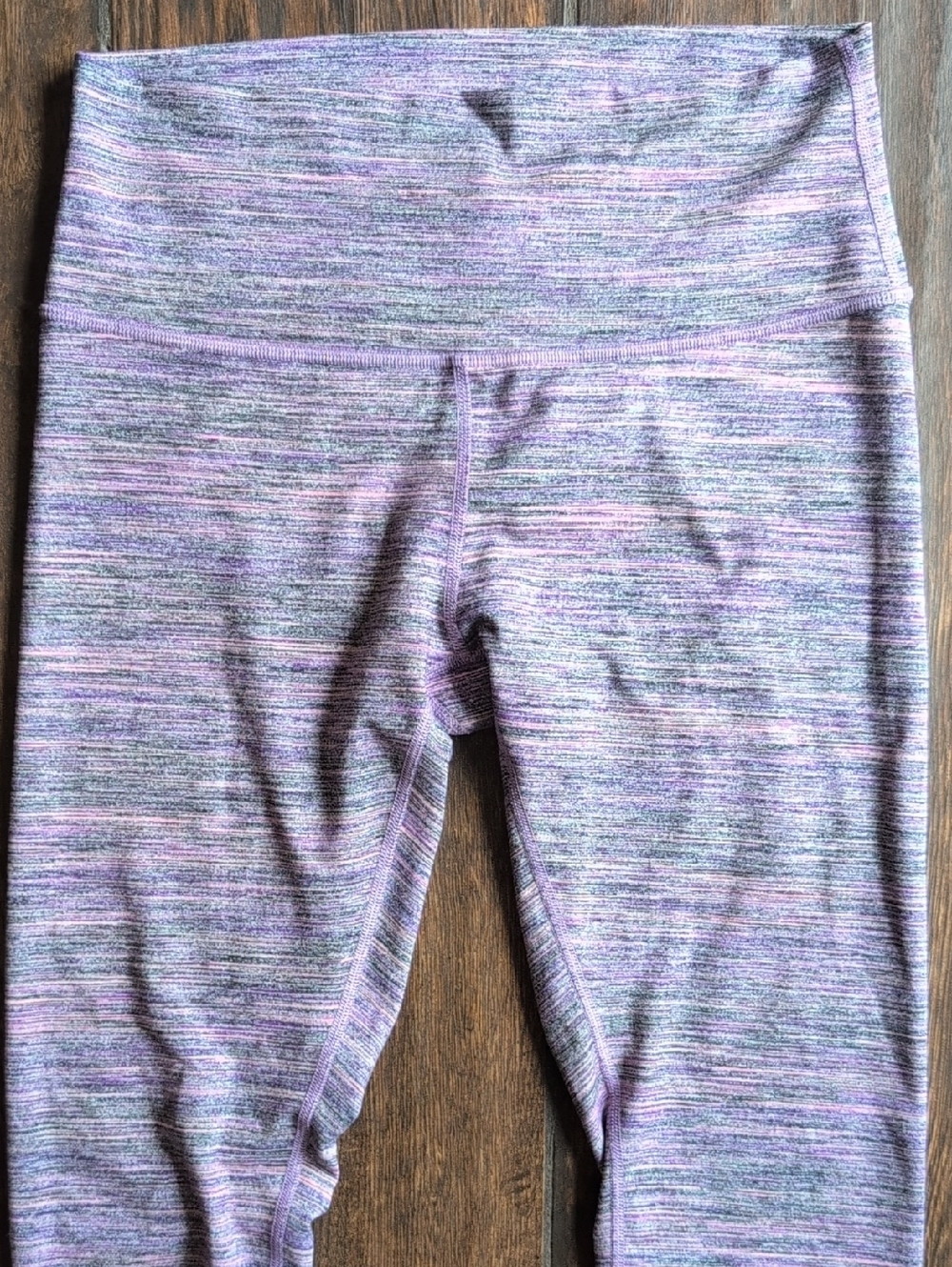Lululemon High Times Pants Space Dye Camo Tender Violet Black Grape - Women's 8 - Picture 2 of 6